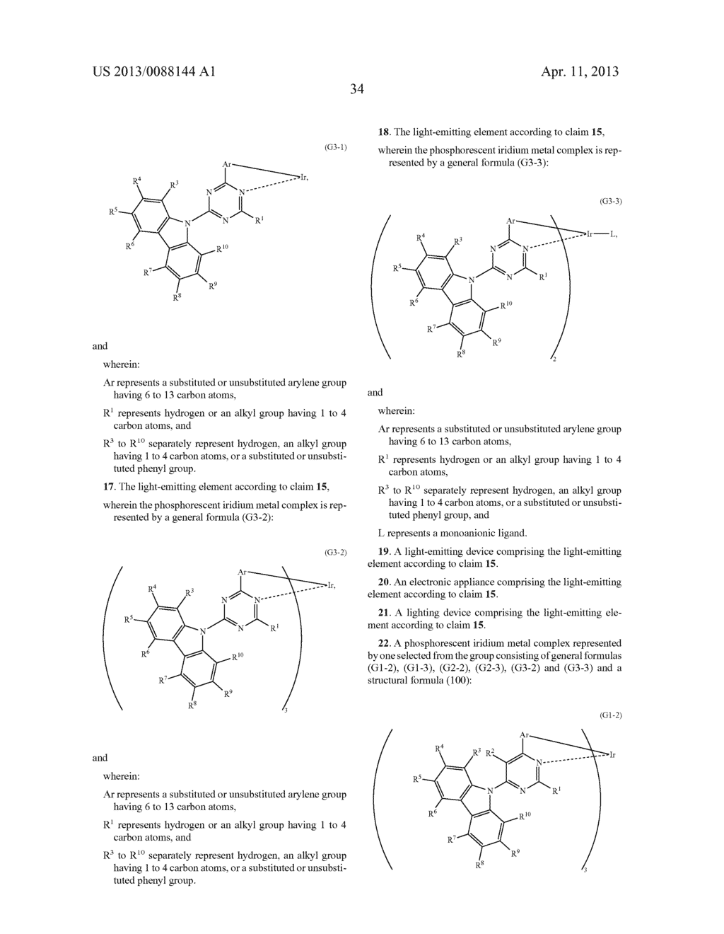 Phosphorescent Iridium Metal Complex, Light-Emitting Element,     Light-Emitting Device, Electronic Appliance, and Lighting Device - diagram, schematic, and image 51