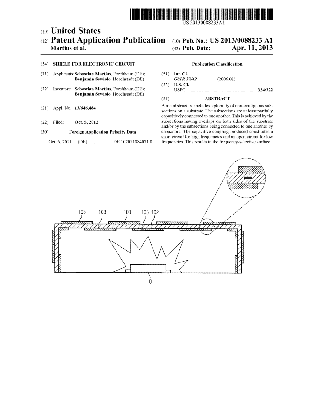 Shield for Electronic Circuit - diagram, schematic, and image 01