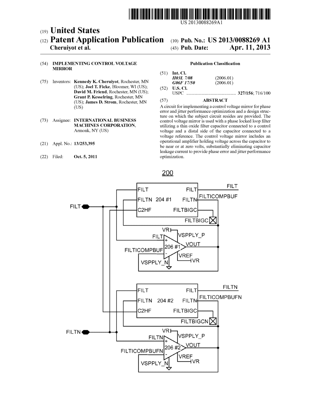 IMPLEMENTING CONTROL VOLTAGE MIRROR - diagram, schematic, and image 01