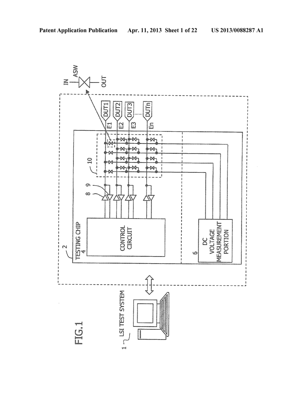SEMICONDUCTOR DEVICE AND METHOD OF CONTROLLING ANALOG SWITCH - diagram, schematic, and image 02