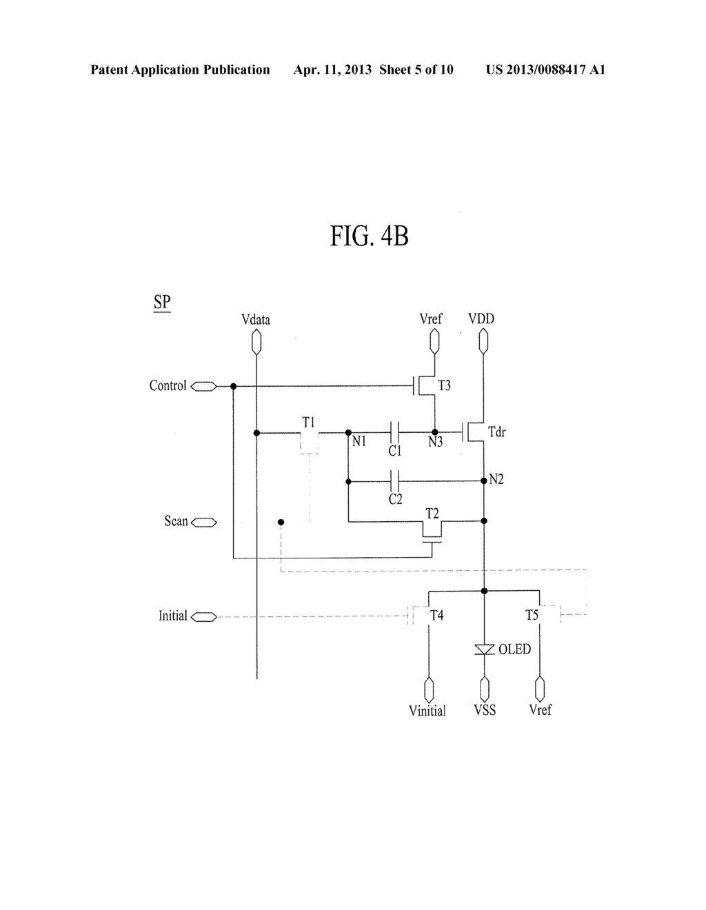 ORGANIC LIGHT EMITTING DIODE DISPLAY DEVICE AND METHOD FOR DRIVING THE     SAME - diagram, schematic, and image 06