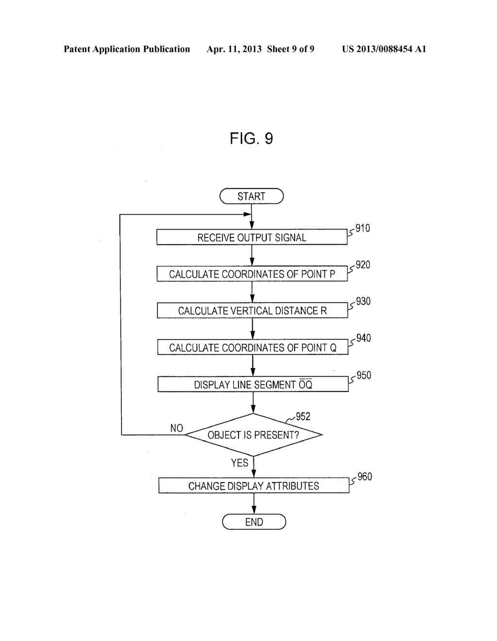 POINTING TO A DESIRED OBJECT DISPLAYED ON A TOUCHSCREEN - diagram, schematic, and image 10