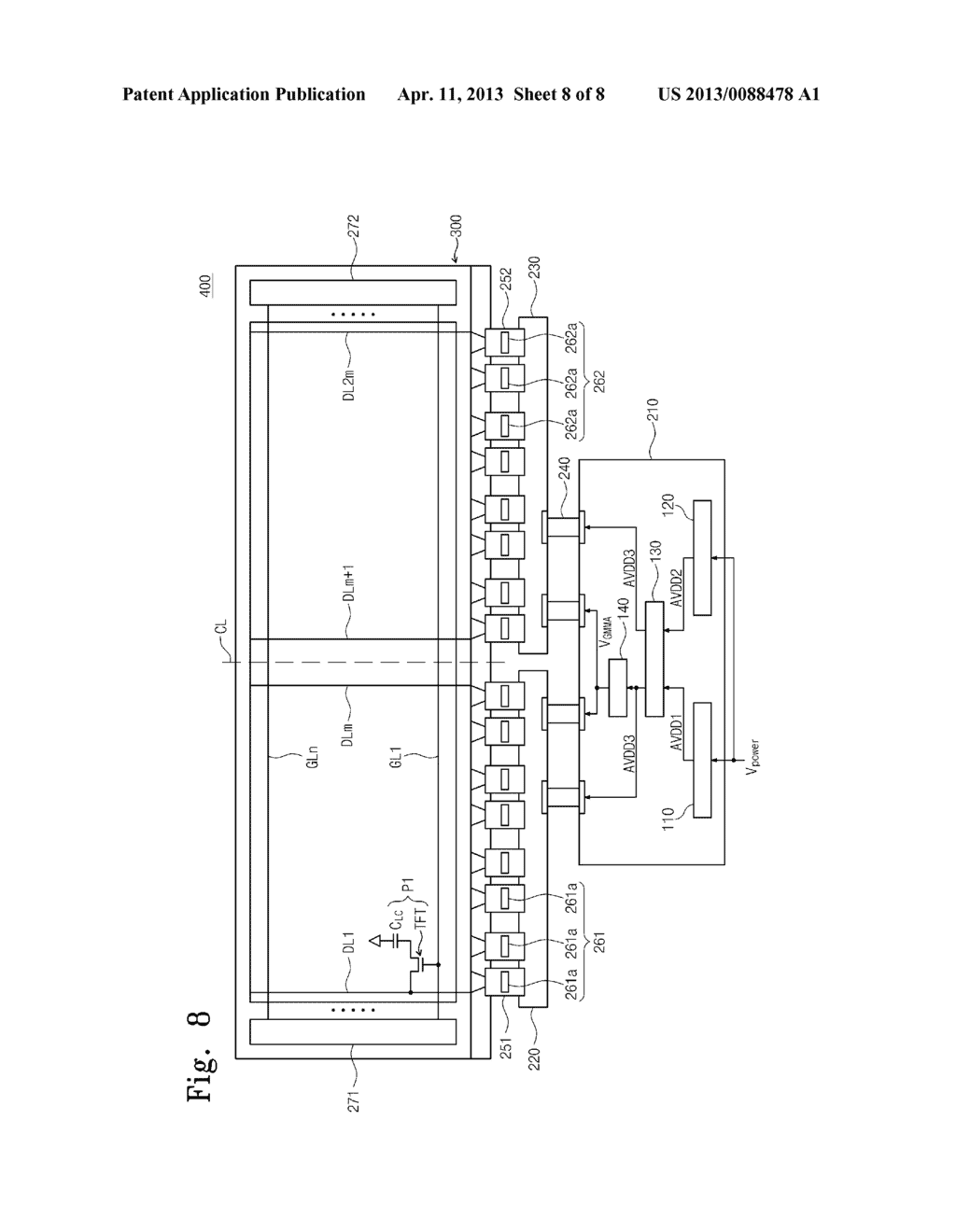 DRIVING DEVICE, DISPLAY APPARATUS HAVING THE SAME AND METHOD OF DRIVING     THE DISPLAY APPARATUS - diagram, schematic, and image 09