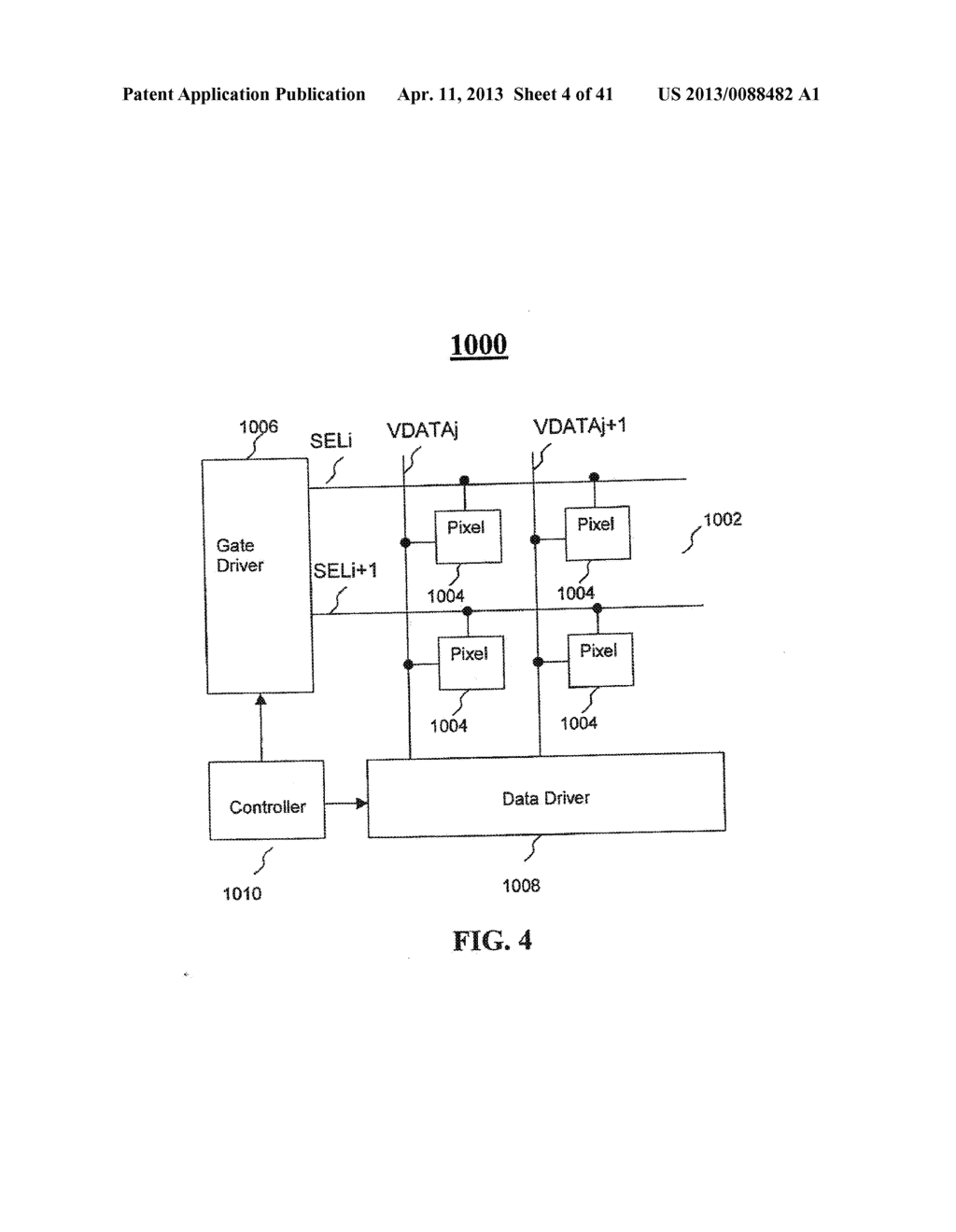 METHOD AND SYSTEM FOR DRIVING AN ACTIVE MATRIX DISPLAY CIRCUIT - diagram, schematic, and image 05