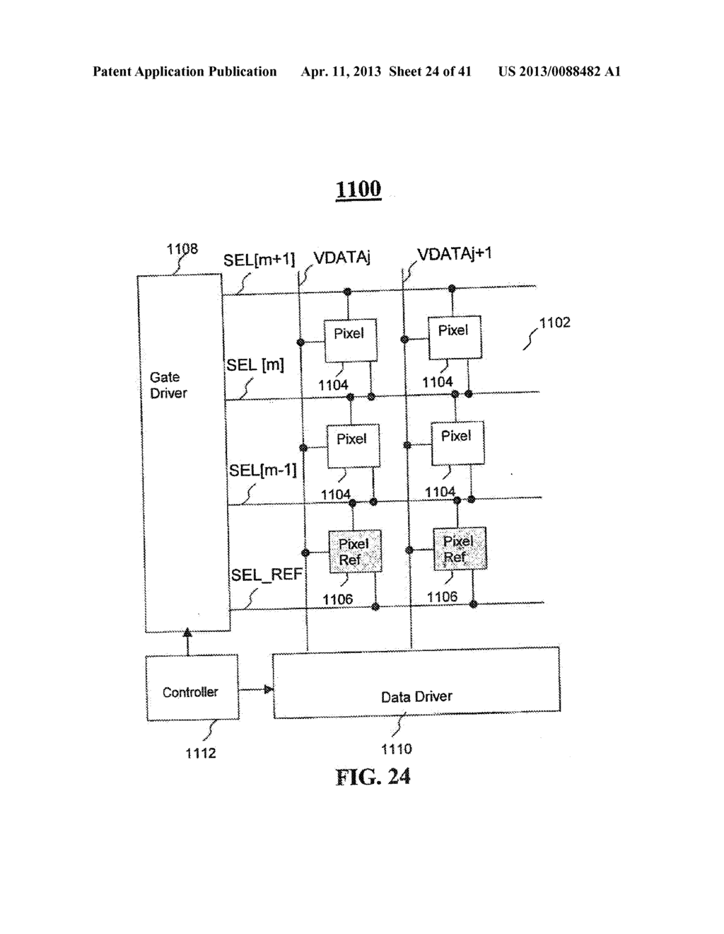 METHOD AND SYSTEM FOR DRIVING AN ACTIVE MATRIX DISPLAY CIRCUIT - diagram, schematic, and image 25