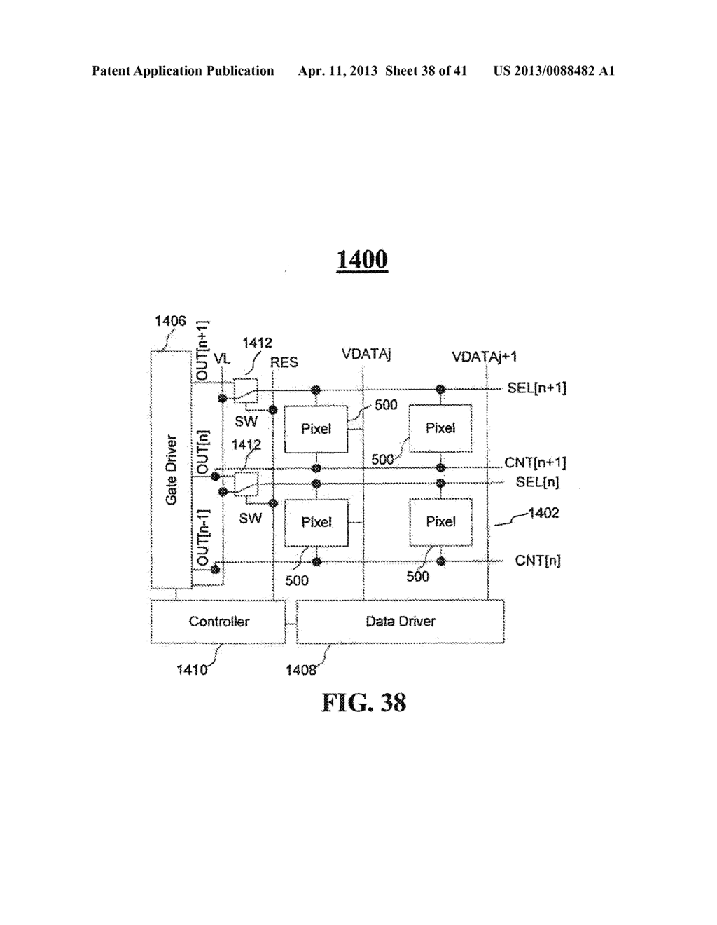METHOD AND SYSTEM FOR DRIVING AN ACTIVE MATRIX DISPLAY CIRCUIT - diagram, schematic, and image 39