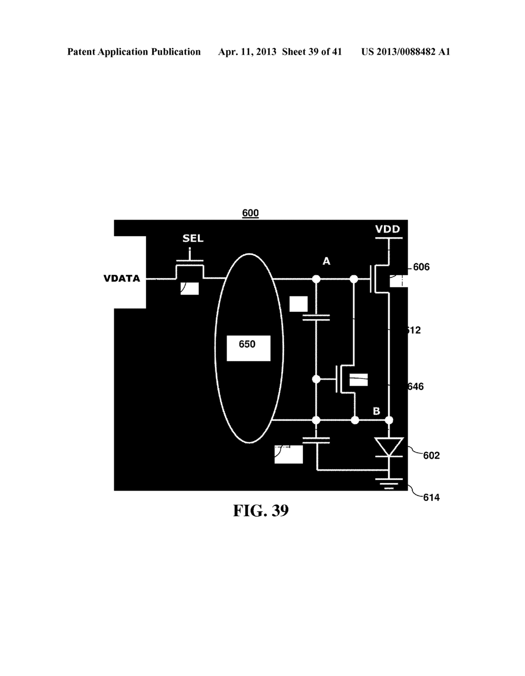 METHOD AND SYSTEM FOR DRIVING AN ACTIVE MATRIX DISPLAY CIRCUIT - diagram, schematic, and image 40