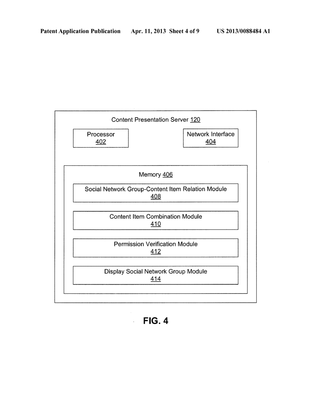 DISPLAYING CONTENT ITEMS RELATED TO A SOCIAL NETWORK GROUP - diagram, schematic, and image 05