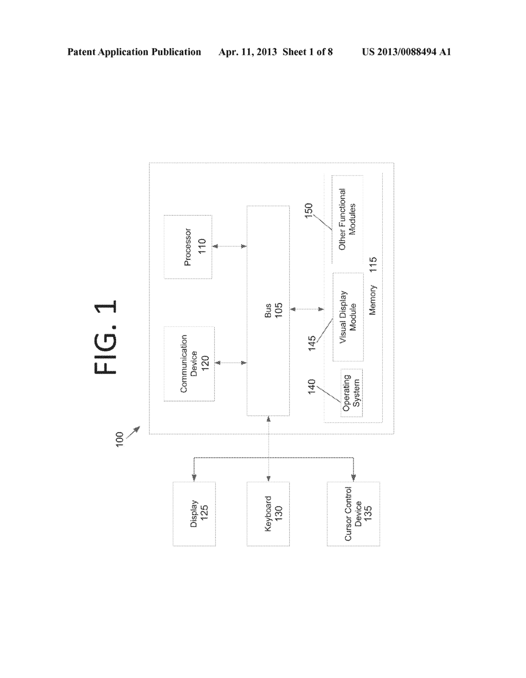 VISUAL DISPLAY BASED ON THE NUMBER OF USERS AT OR NEAR A LOCATION - diagram, schematic, and image 02