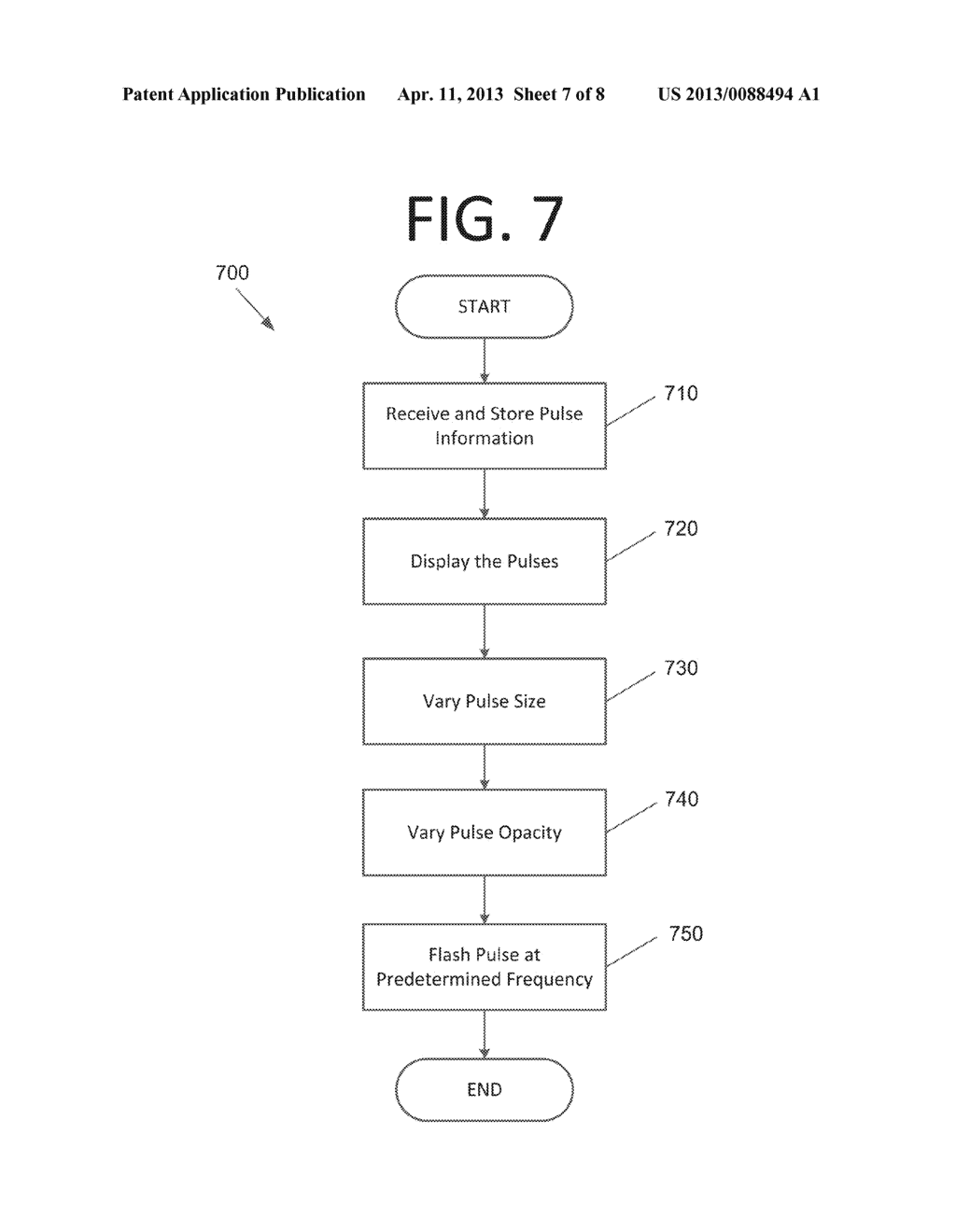 VISUAL DISPLAY BASED ON THE NUMBER OF USERS AT OR NEAR A LOCATION - diagram, schematic, and image 08