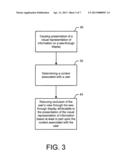 METHOD AND APPARATUS FOR CONTROLLING THE VISUAL REPRESENTATION OF     INFORMATION UPON A SEE-THROUGH DISPLAY diagram and image