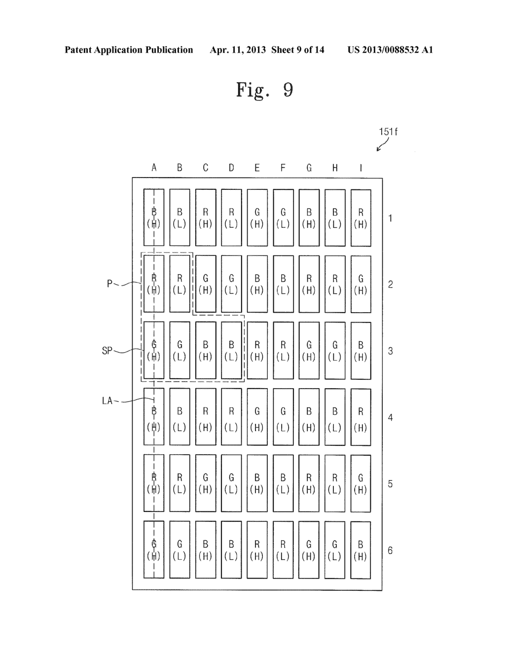 DISPLAY DEVICE FOR DISPLAYING PLANAR IMAGE AND THREE DIMENSIONAL IMAGE - diagram, schematic, and image 10