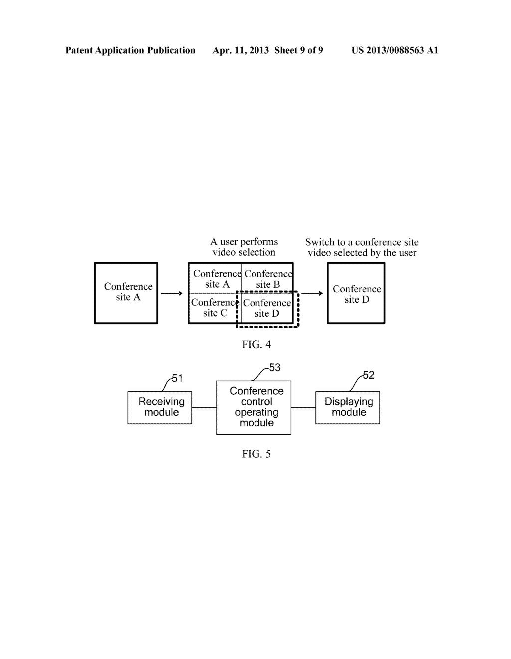 VIDEO CONFERENCE CONTROL METHOD AND CONFERENCE TERMINAL - diagram, schematic, and image 10