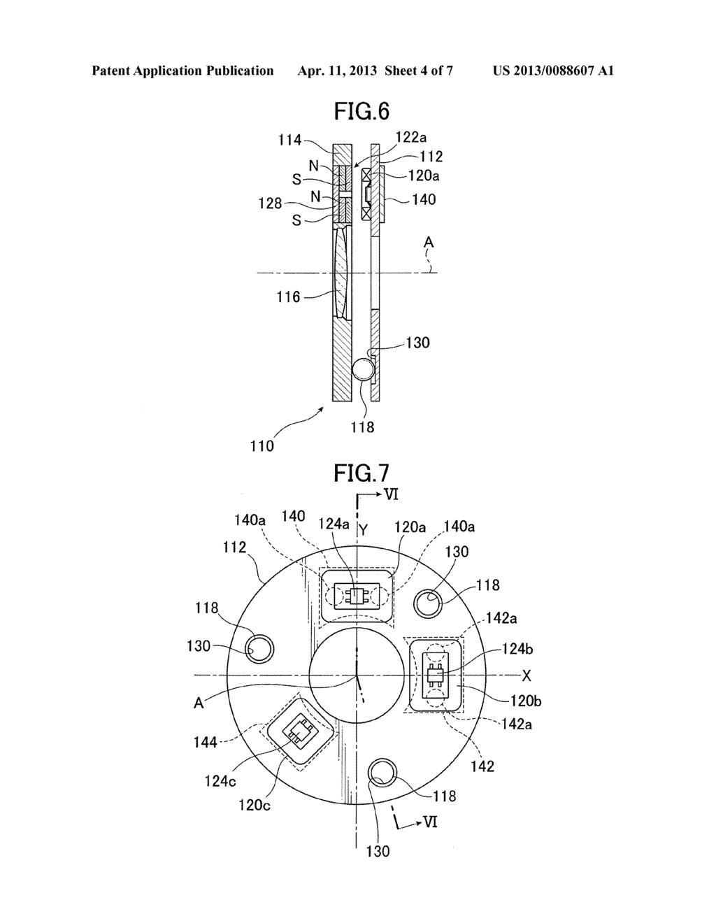 Anti-vibration Actuator and Lens Unit and Camera Furnished with Same - diagram, schematic, and image 05