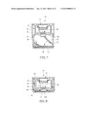 LENS ASSEMBLY  WITH AN IMAGE SENSOR BACKOFF MECHANISM diagram and image