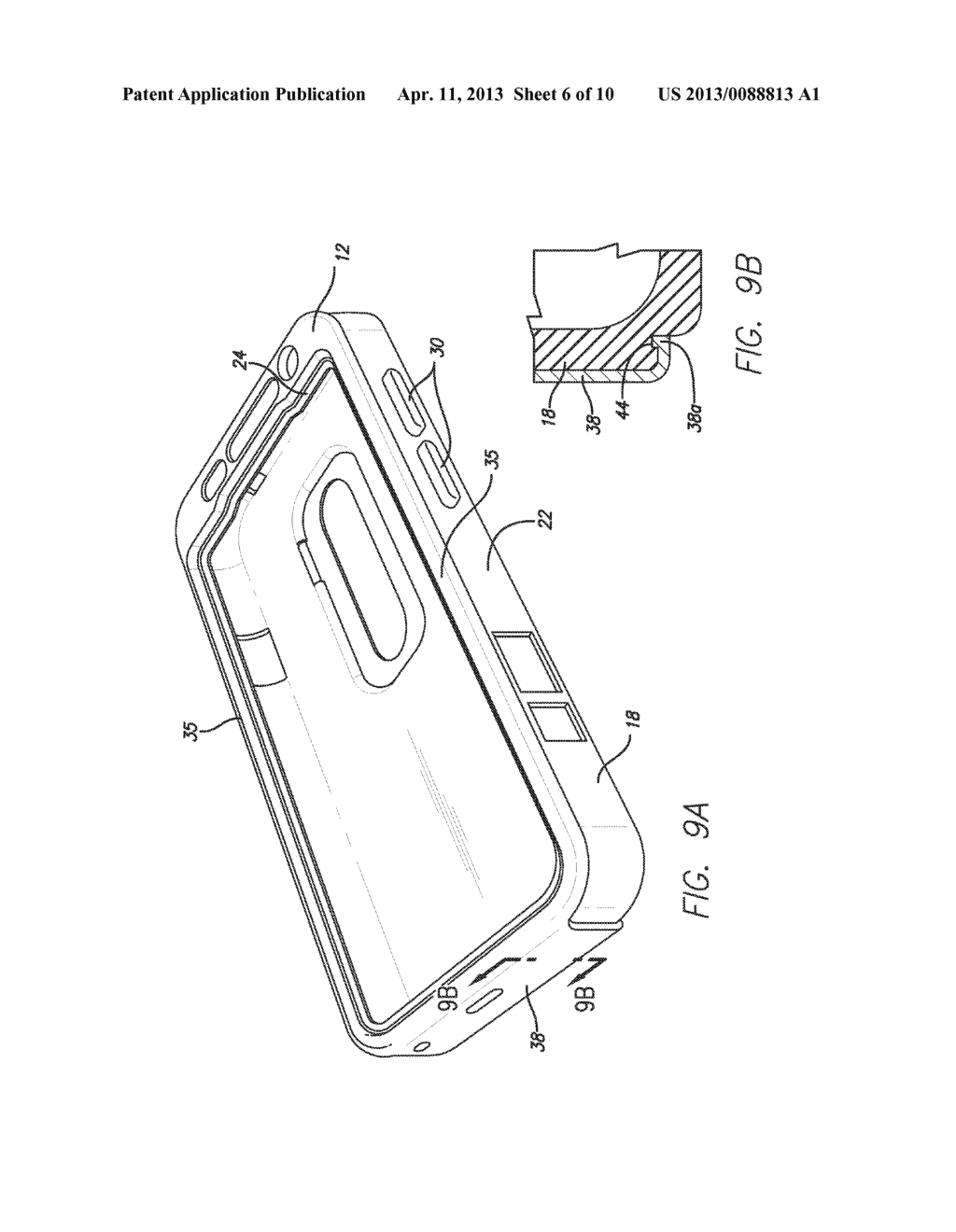 MODULAR PROTECTIVE COVER WITH ACCESSORY SLOT FOR PORTABLE ELECTRONIC     DEVICE - diagram, schematic, and image 07