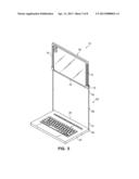 PORTABLE COMPUTER WITH HIGHLY ADJUSTABLE ERGONOMIC DISPLAY SCREEN diagram and image