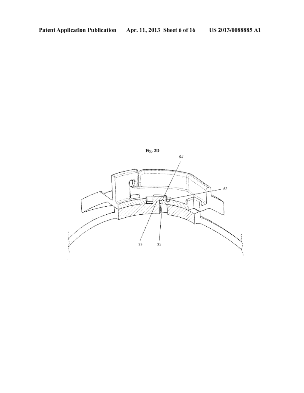 MOUNTING STRUCTURE FOR A HEADLAMP REFLECTOR - diagram, schematic, and image 07