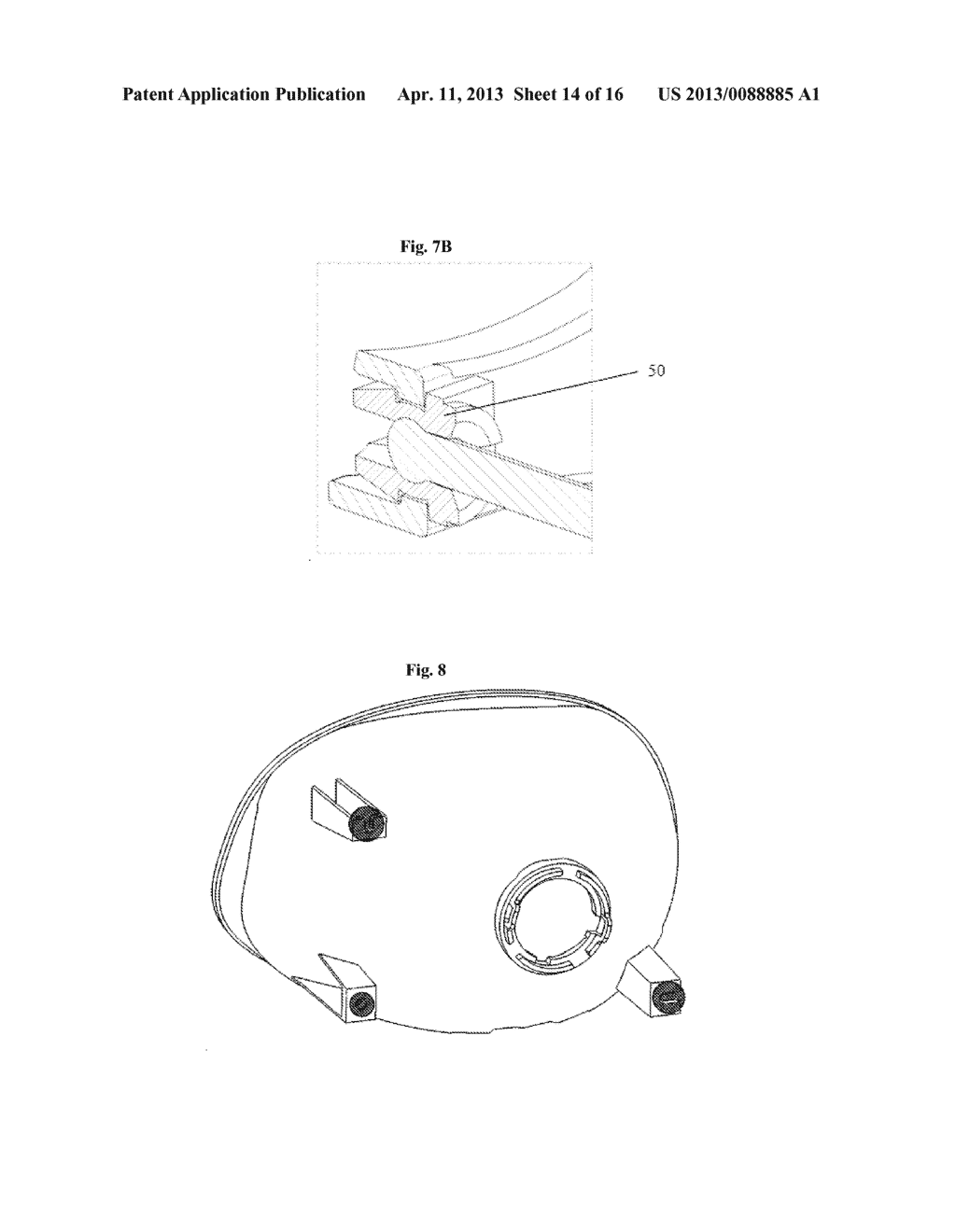 MOUNTING STRUCTURE FOR A HEADLAMP REFLECTOR - diagram, schematic, and image 15