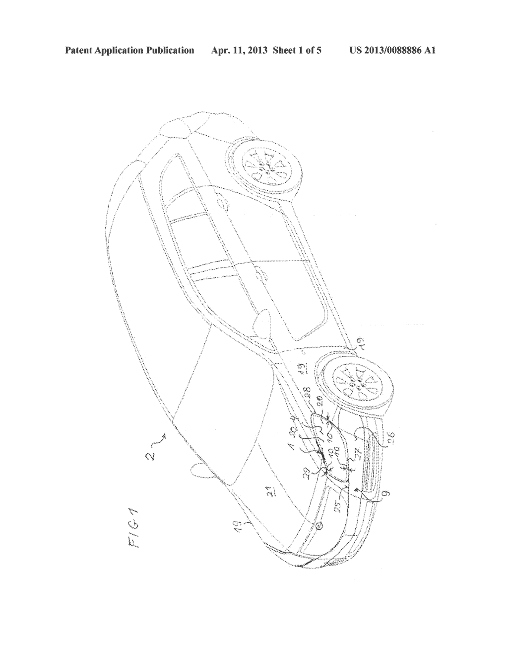 HEADLAMP ASSEMBLY OF A VEHICLE WITH HEADLAMP FASTENING DEVICE - diagram, schematic, and image 02