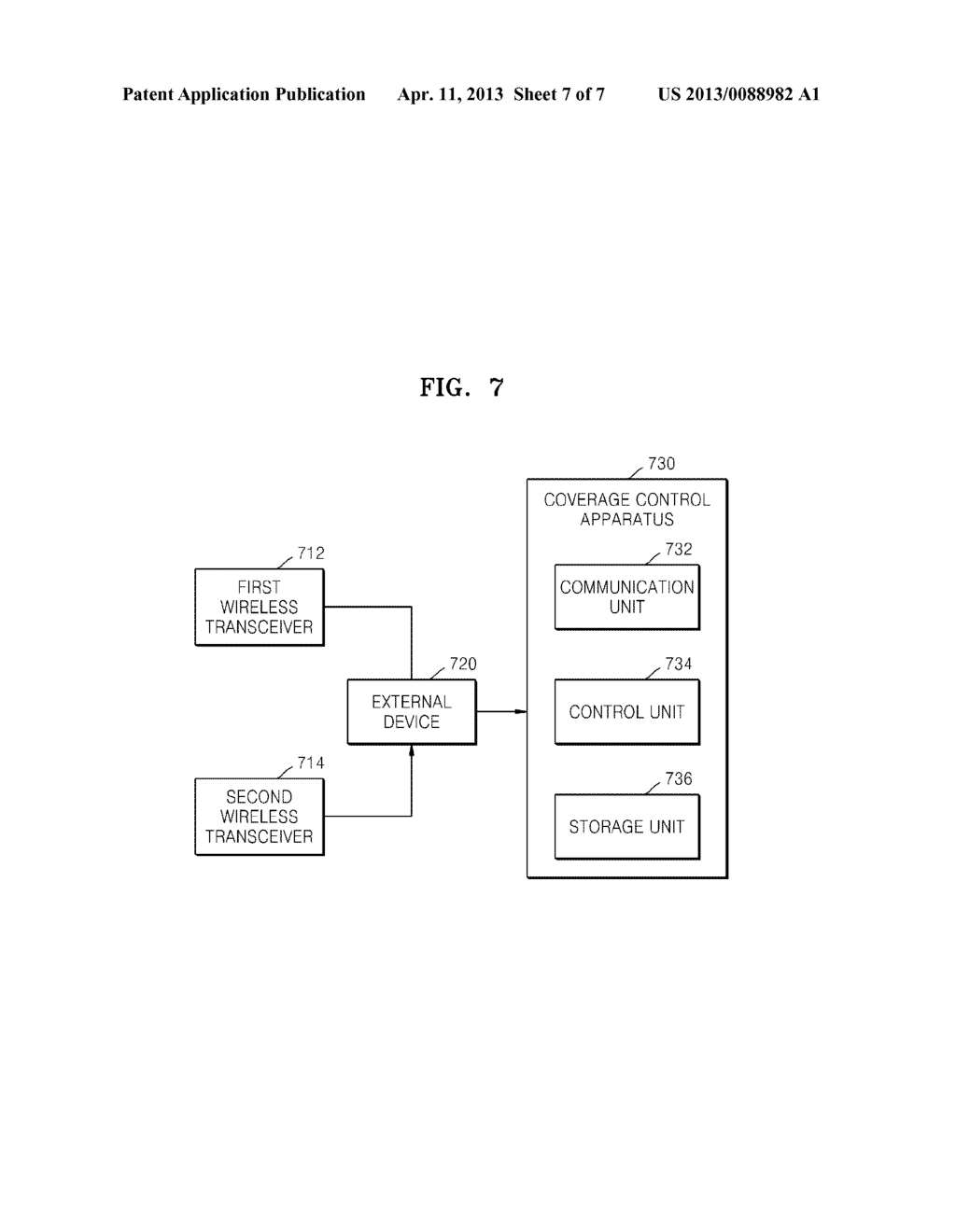 METHOD AND APPARATUS FOR CONTROLLING COVERAGE OF WIRELESS TRANSCEIVER - diagram, schematic, and image 08