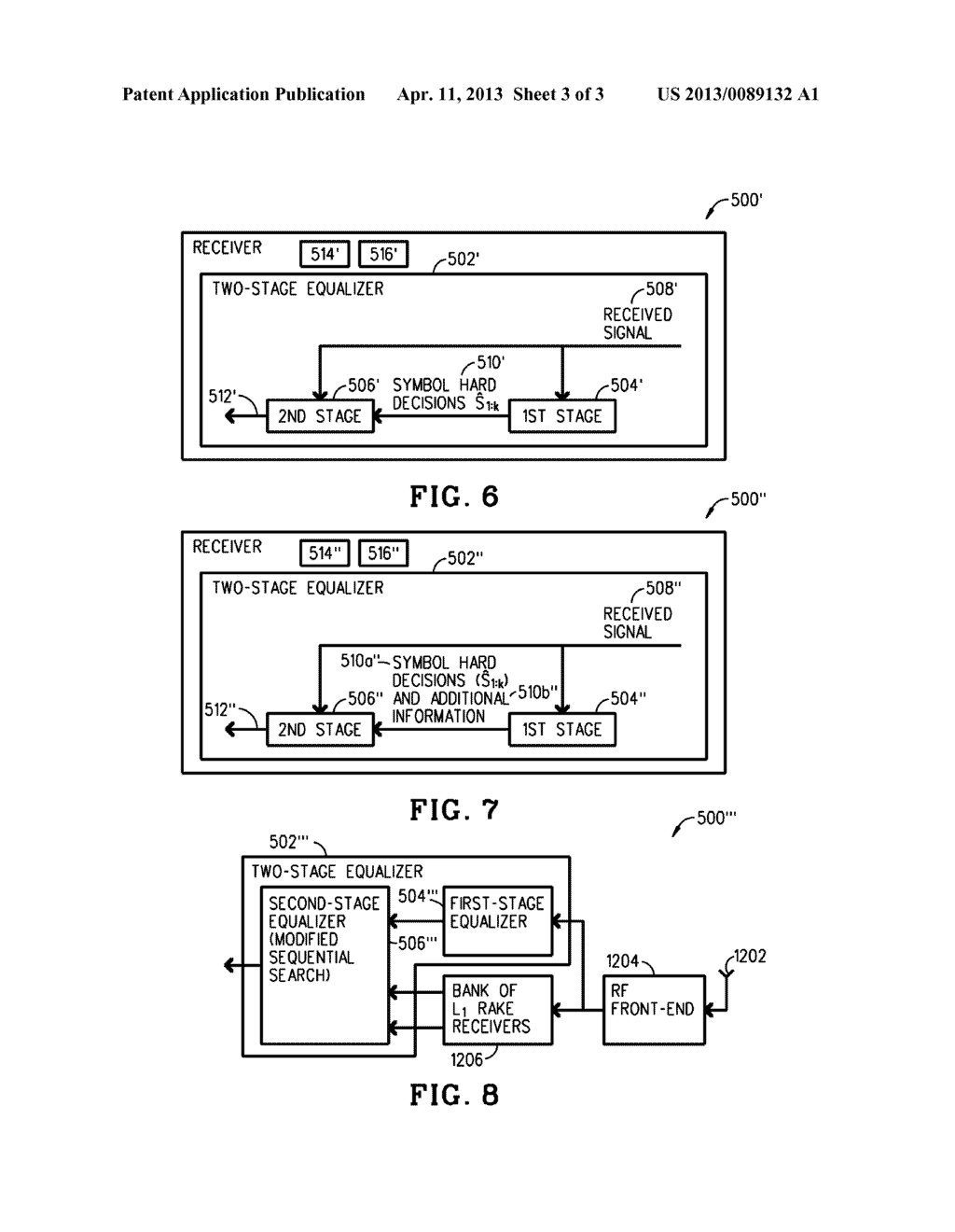 RECEIVER AND METHOD FOR TWO-STAGE EQUALIZATION WITH SEQUENTIAL SEARCH - diagram, schematic, and image 04