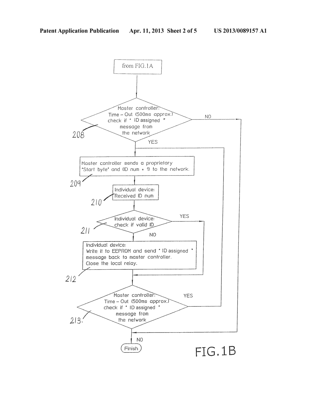 METHOD OF ASSIGNING IDENTIFICATION CODES TO DEVICES IN A NETWORK - diagram, schematic, and image 03