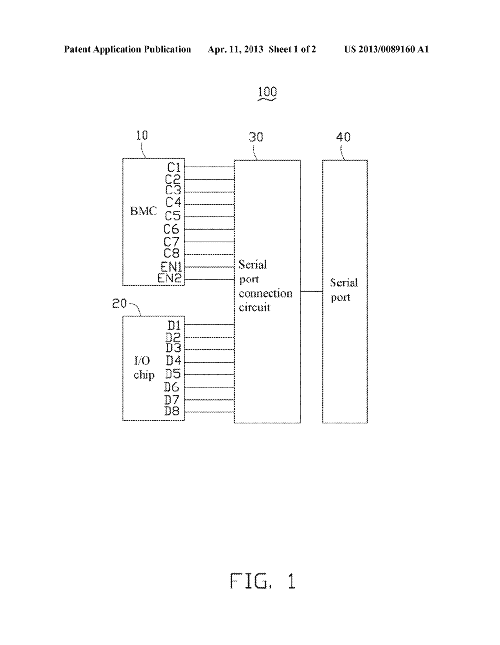 SERIAL PORT CONNECTION CIRCUIT AND SERVER - diagram, schematic, and image 02