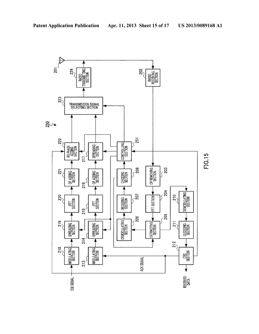 RADIO TRANSMISSION DEVICE AND RADIO TRANSMISSION METHOD - diagram, schematic, and image 16