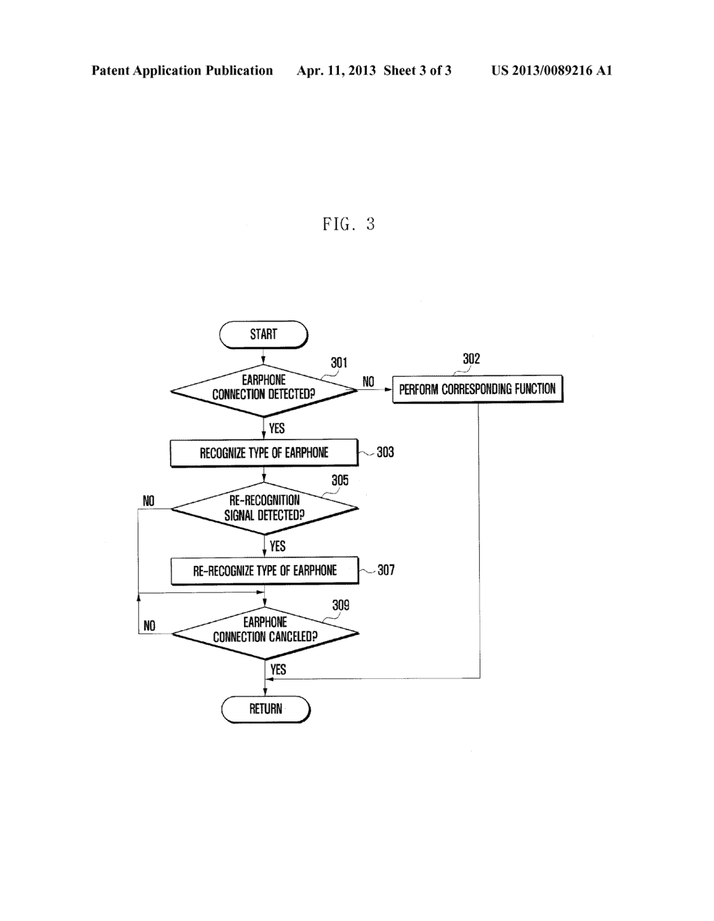 METHOD AND APPARATUS FOR RECOGNIZING AN EARPHONE IN A PORTABLE DEVICE - diagram, schematic, and image 04