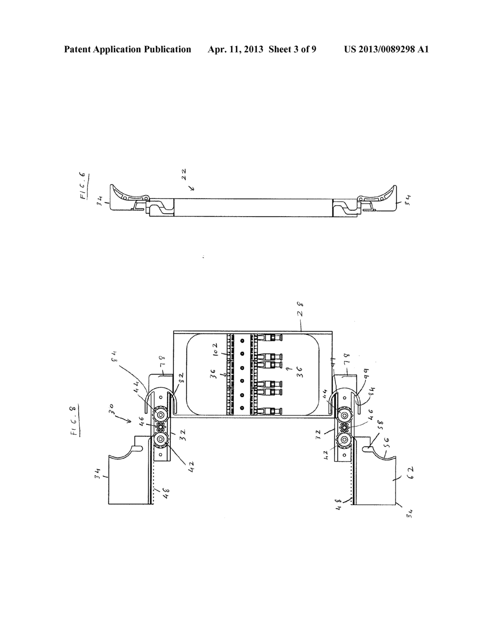 SLIDABLE FIBER OPTIC CONNECTION MODULE WITH CABLE SLACK MANAGEMENT - diagram, schematic, and image 04