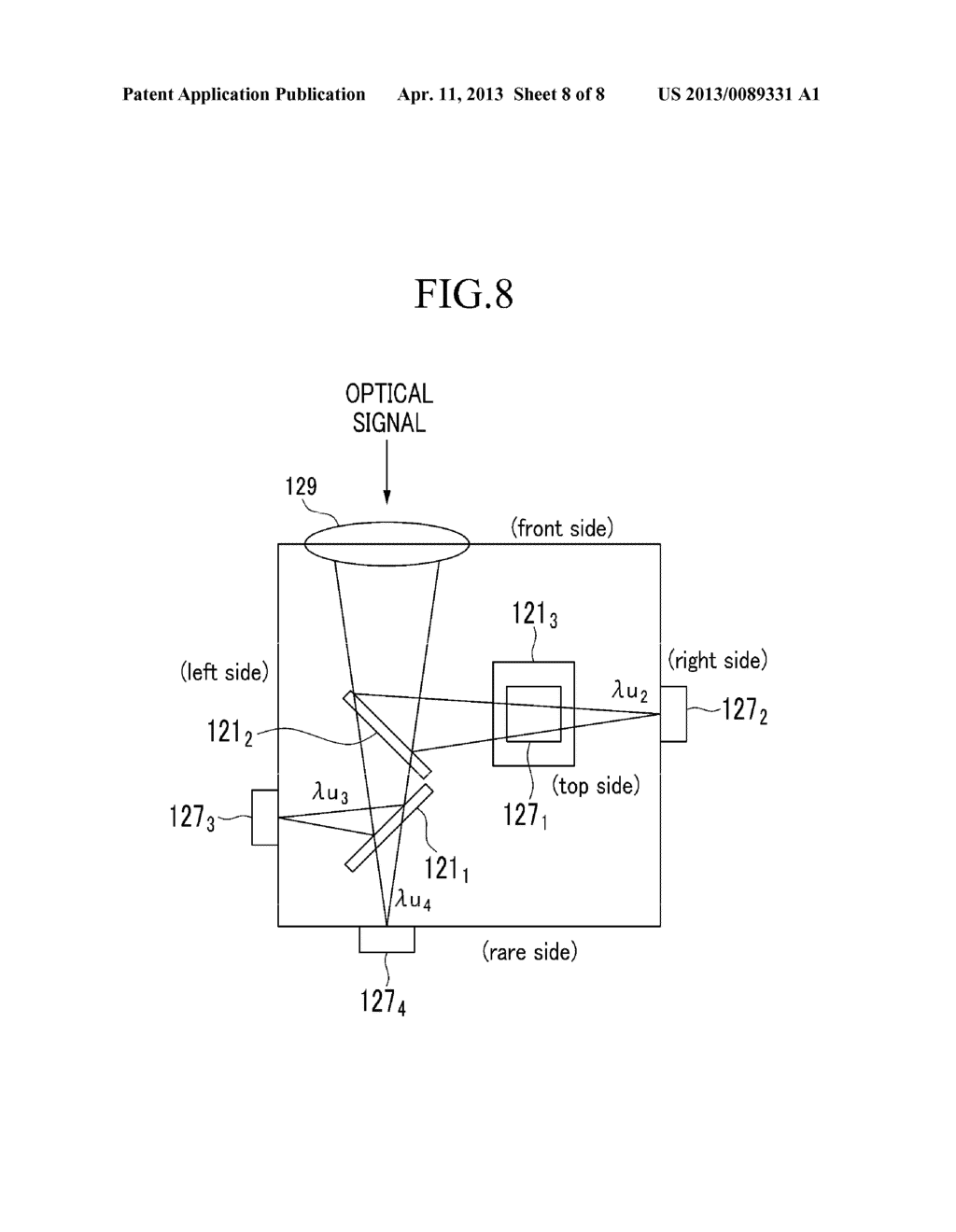 OPTICAL LINE TERMINAL IN TIME DIVISION MULTIPLE ACCESS PASSIVE OPTICAL     NETWORK AND METHOD FOR PROCESSING OPTICAL SIGNAL THEREOF - diagram, schematic, and image 09