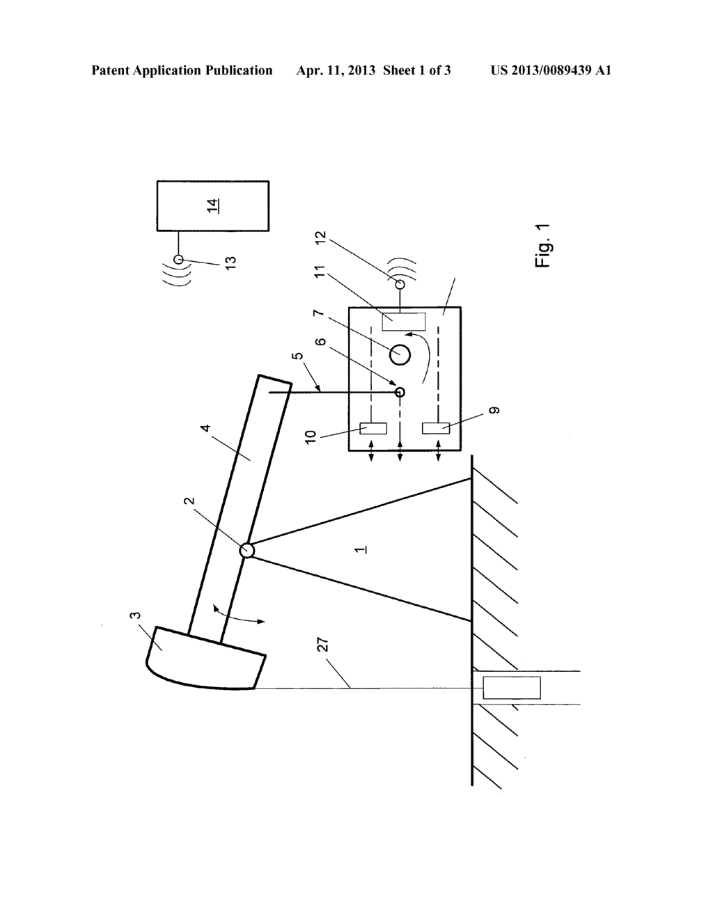 DELIVERY DEVICE HAVING A CONNECTING ROD, AND A METHOD FOR CONTROLLING A     DELIVERY DEVICE HAVING A CONNECTING ROD AND AT LEAST ONE BALANCE WEIGHT - diagram, schematic, and image 02