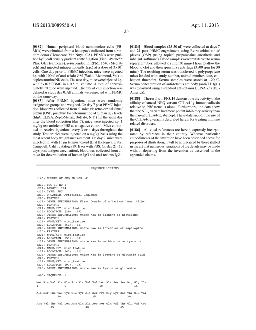 NOVEL CTLA4-IG IMMUNOADHESINS - diagram, schematic, and image 40