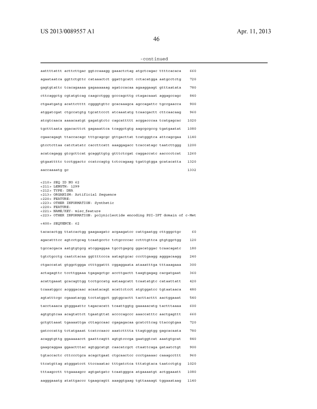 ANTIBODY SPECIFICALLY BINDING TO EPITOPE IN SEMA DOMAIN OF C-MET - diagram, schematic, and image 62