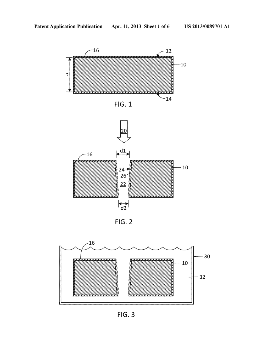 SUBSTRATE CONTAINING APERTURE AND METHODS OF FORMING THE SAME - diagram, schematic, and image 02