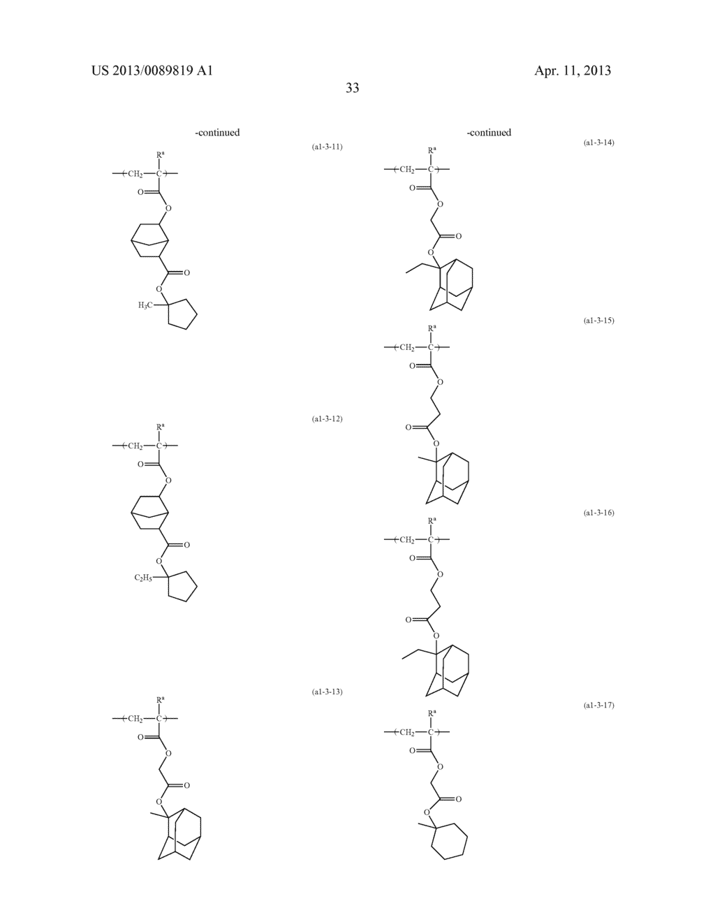 RESIST COMPOSITION, METHOD OF FORMING RESIST PATTERN, POLYMERIC COMPOUND,     AND COMPOUND - diagram, schematic, and image 34