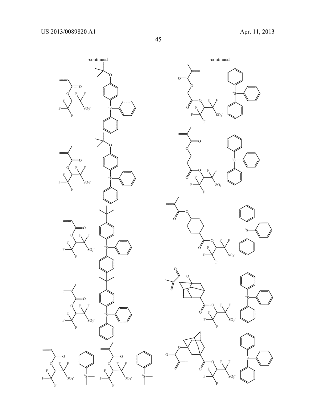 RESIST TOP COAT COMPOSITION AND PATTERNING PROCESS - diagram, schematic, and image 48