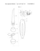 NOZZLE SEPARATING STRUCTURE OF ORAL IRRIGATOR diagram and image