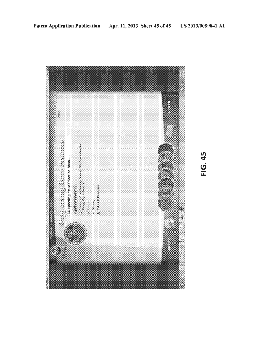 SYSTEM AND METHOD FOR FACILITATING PERSONAL DEVELOPMENT USING A COMPUTING     DEVICE - diagram, schematic, and image 46