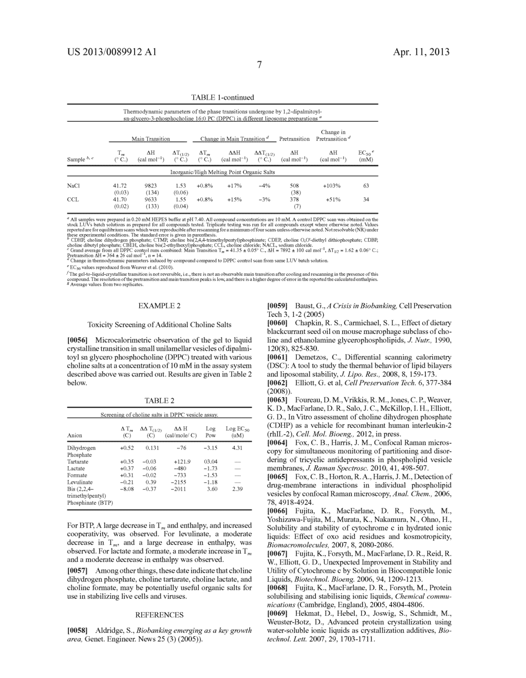 METHODS AND COMPOSITIONS FOR THE STABILIZATION OF BIOLOGIC MATERIAL - diagram, schematic, and image 11