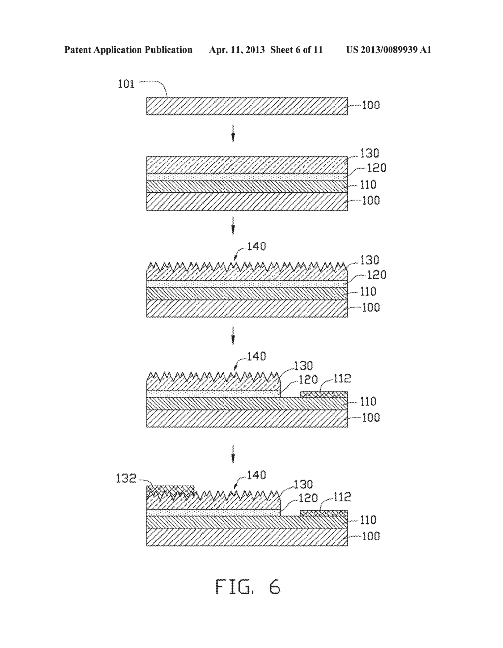 METHOD FOR MAKING LIGHT EMITTING DIODE - diagram, schematic, and image 07