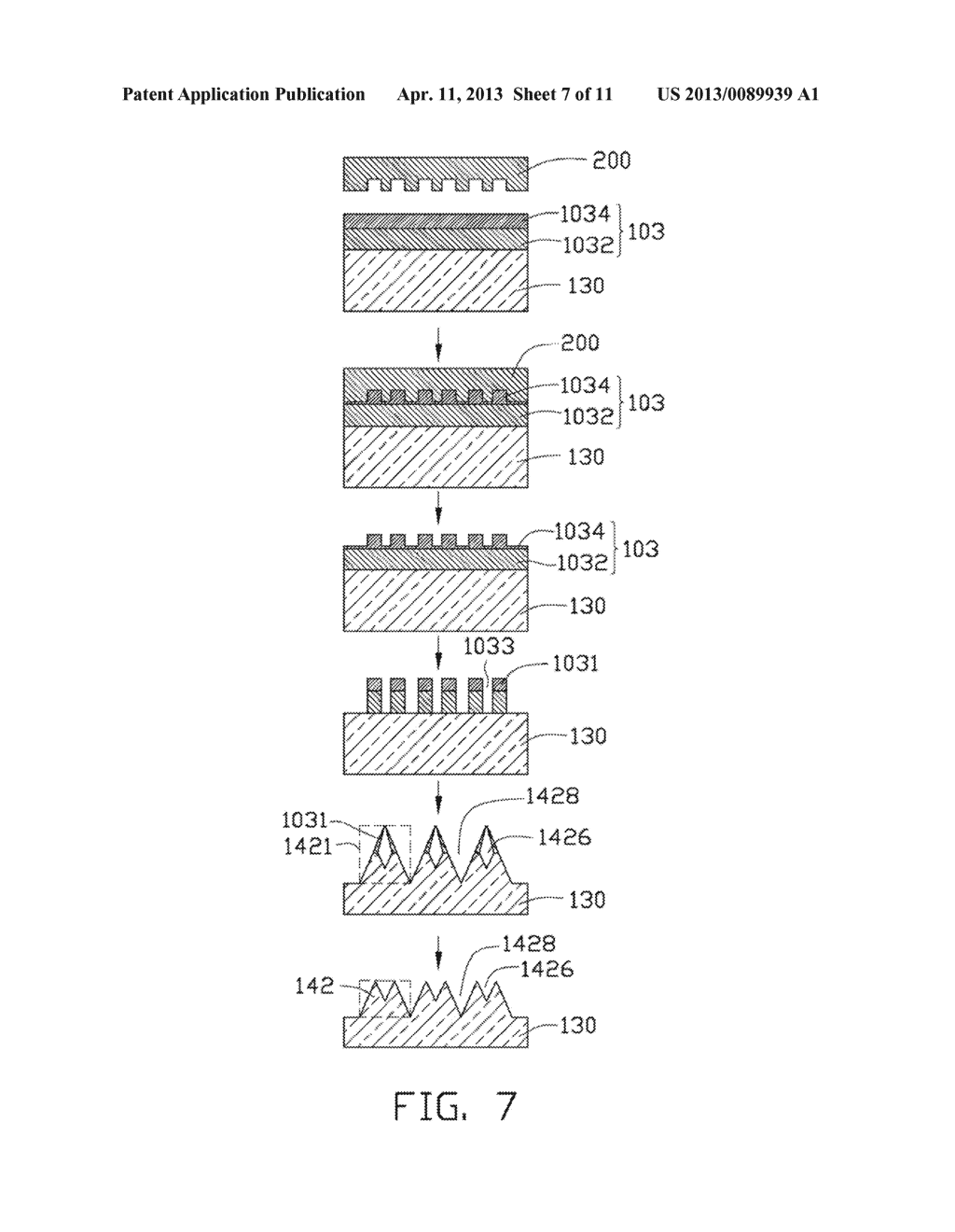 METHOD FOR MAKING LIGHT EMITTING DIODE - diagram, schematic, and image 08