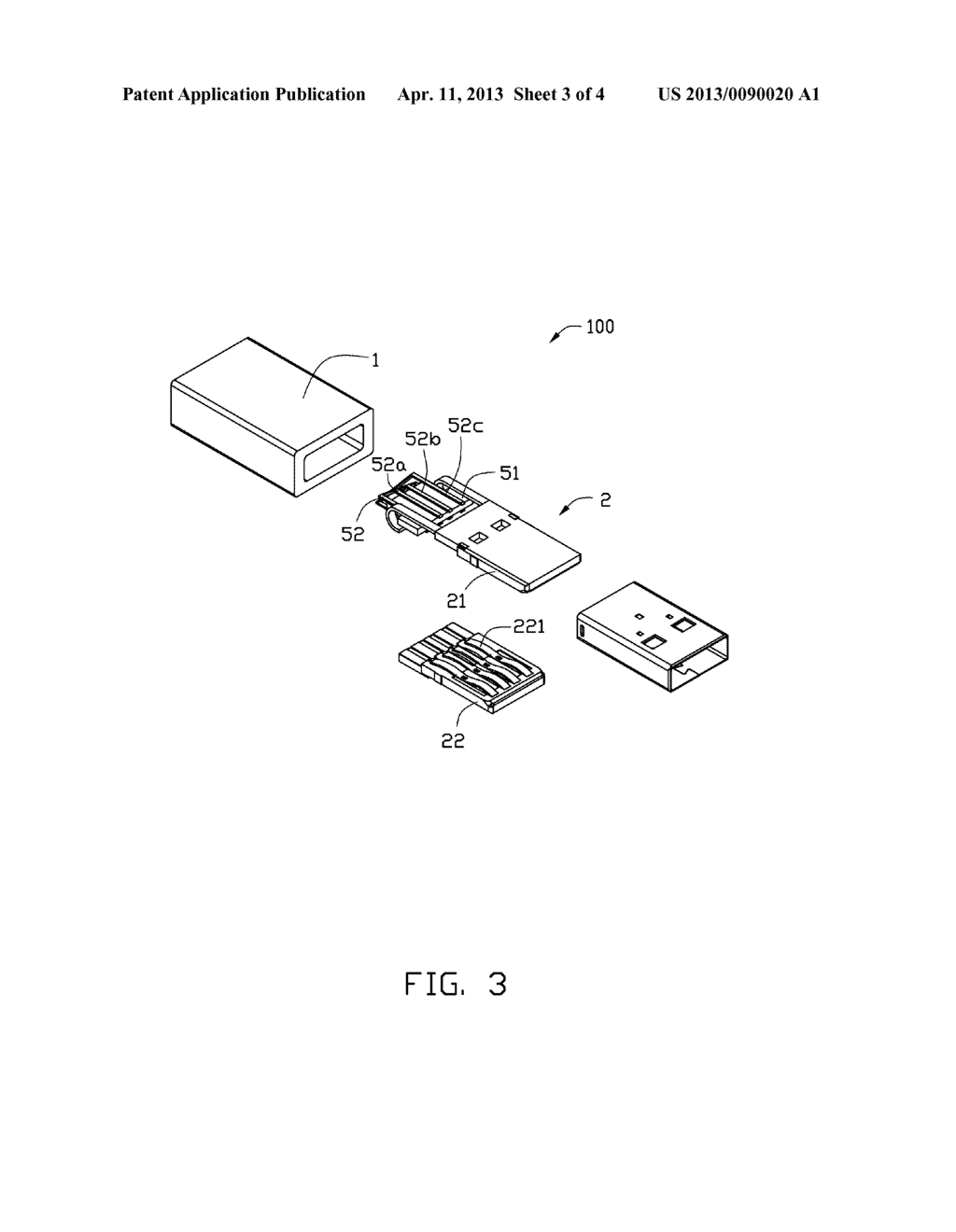 ELECTRONIC CONNECTOR WITH DOUBLE INSERTING INTERFACES BACKGROUND - diagram, schematic, and image 04