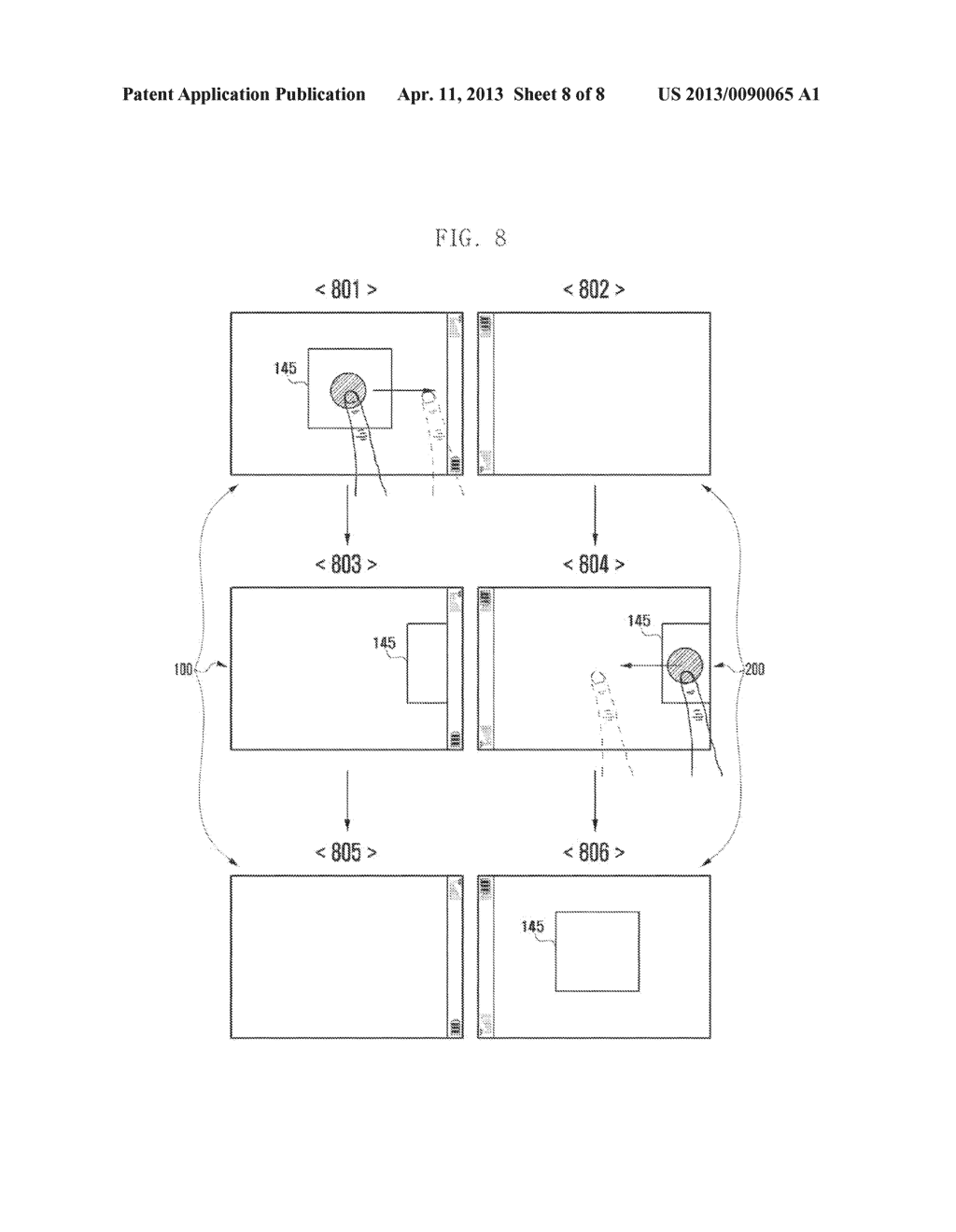 METHOD OF OPERATING GESTURE BASED COMMUNICATION CHANNEL AND PORTABLE     TERMINAL SYSTEM FOR SUPPORTING THE SAME - diagram, schematic, and image 09