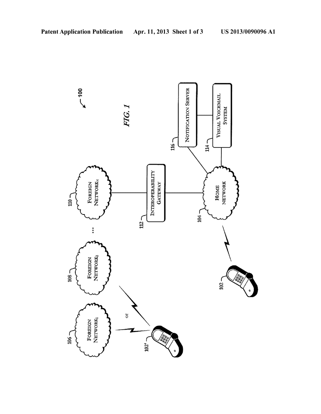 Alternate Voicemail Deposit Notification for Roaming Mobile Devices - diagram, schematic, and image 02