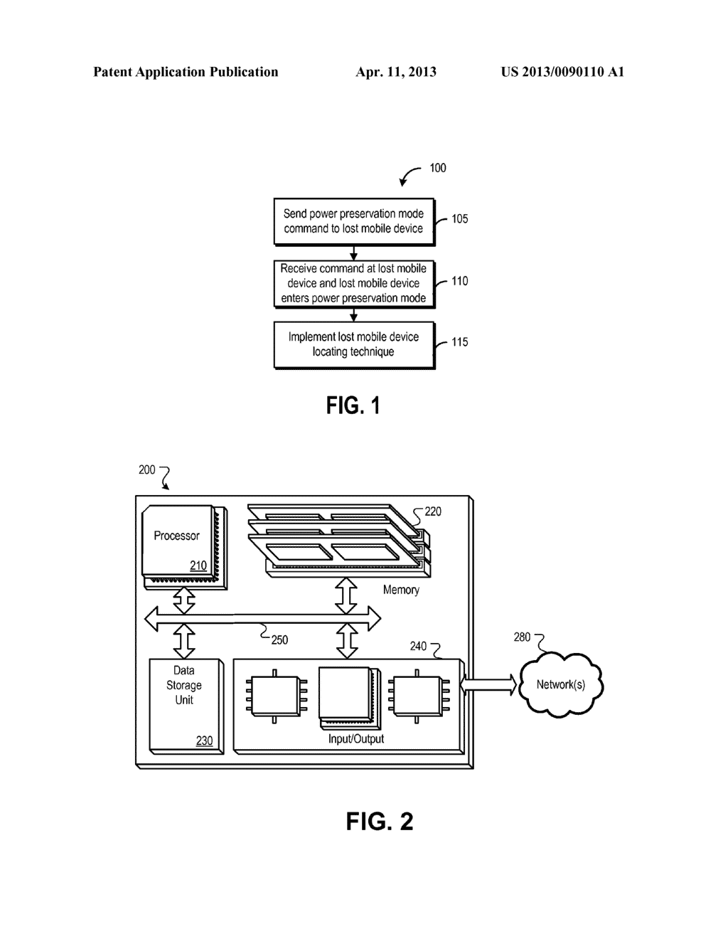 MANAGING BATTERY POWER USAGE OF A LOST MOBILE DEVICE TO EXTEND SEARCH TIME     FOR THE LOST MOBILE DEVICE - diagram, schematic, and image 02