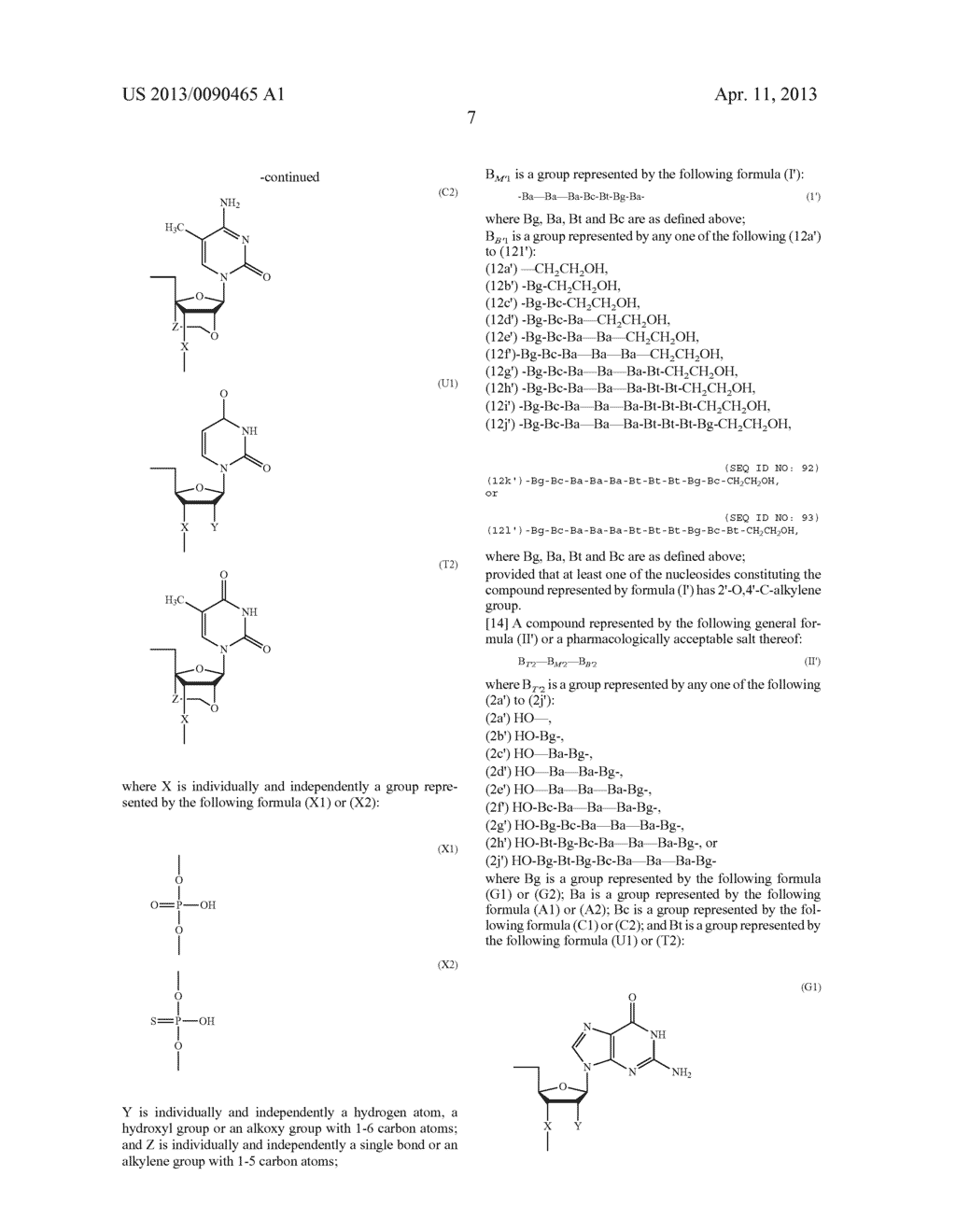 ENA NUCLEIC ACID PHARMACEUTICALS CAPABLE OF MODIFYING SPLICING OF mRNA     PRECURSORS - diagram, schematic, and image 30