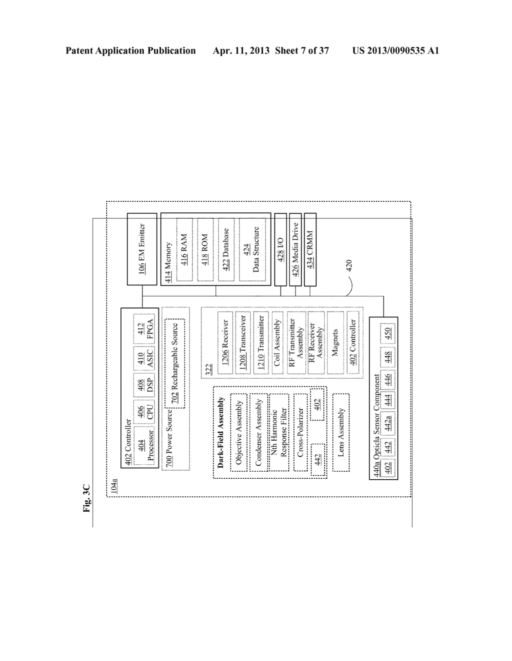 SYSTEMS, DEVICES, AND METHODS INCLUDING PARAMAGNETIC OSCILLATION,     ROTATION, AND TRANSLATION OF HEMOZOIN ASYMMETRIC NANOPARTICLES IN     RESPONSE TO DARK-FIELD OR RHEINBERG DETECTION OF THE PRESENCE OF HEMOZOIN - diagram, schematic, and image 08