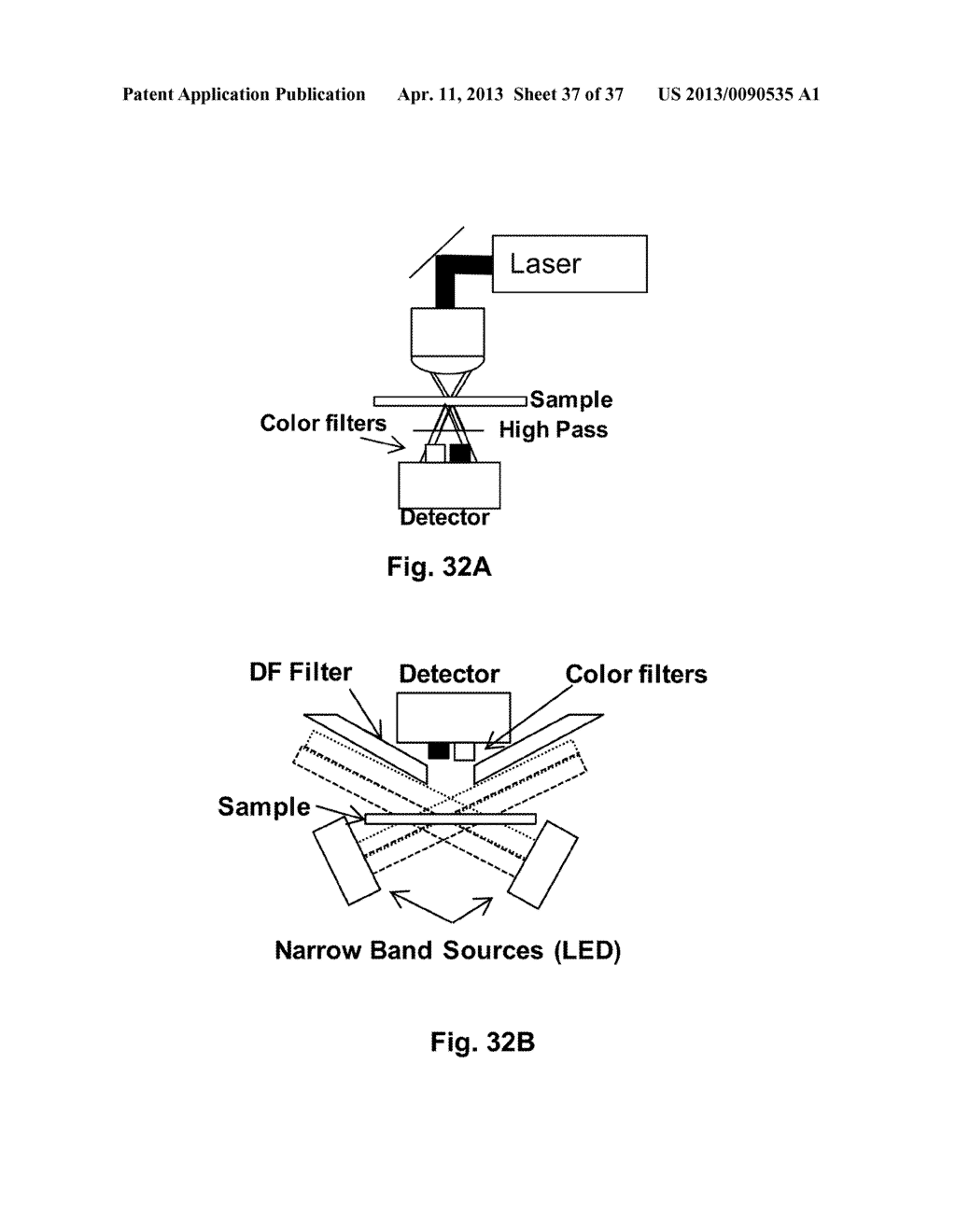 SYSTEMS, DEVICES, AND METHODS INCLUDING PARAMAGNETIC OSCILLATION,     ROTATION, AND TRANSLATION OF HEMOZOIN ASYMMETRIC NANOPARTICLES IN     RESPONSE TO DARK-FIELD OR RHEINBERG DETECTION OF THE PRESENCE OF HEMOZOIN - diagram, schematic, and image 38